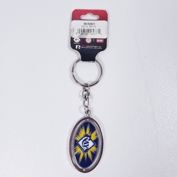 Tampa Bay Devil Rays MLB Baseball Keychain - Picture 3 of 5